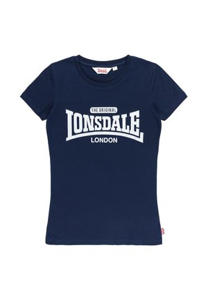 Lonsdale, TULSE - Print T-shirt - navy off-white