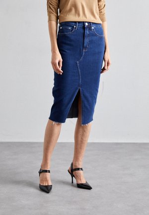 Denimnederdele - blue denim