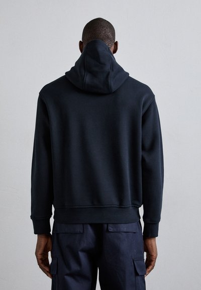Emporio Armani FELPA - Felpa con cappuccio - blu navy