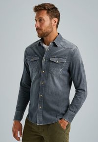 PME Legend COMFORT-STRETCH - Giacca di jeans - grey shadow wash