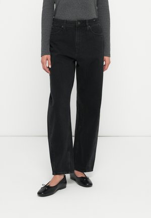 CURVY BARREL CARTELLI - Jeans a sigaretta - black wash