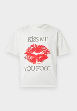 TAKE A HINT UNISEX - T-shirt imprimé - white