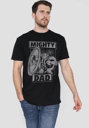 THOR FATHERS DAY MIGHTY DAD - Print T-shirt - black