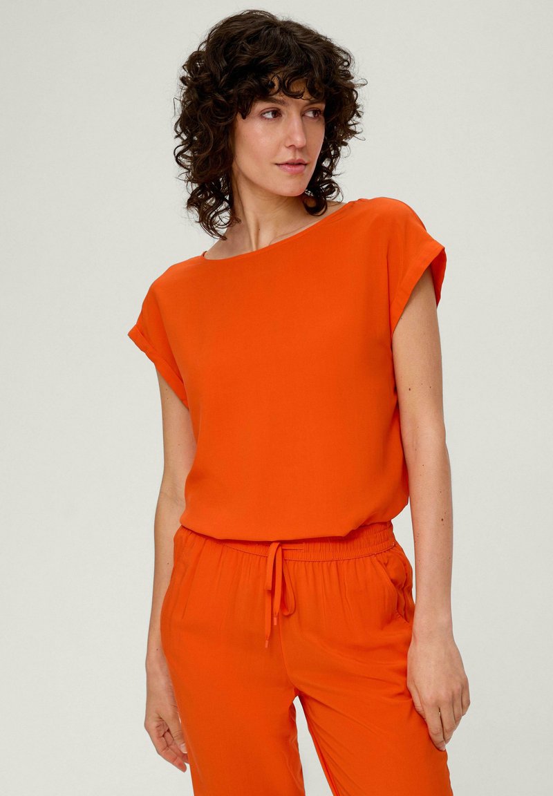 s.Oliver Blouse - dunkelorange