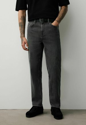 Next, RELAXED FIT - BELTED JEANS . - Jeans Relaxed Fit - grey denim