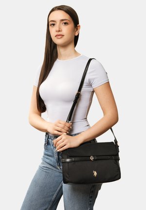 U.S. Polo Assn., U.S. POLO ASSN. TASCHE HOUSTON FLAP CROSSBODY BAG - Sac bandoulière - black