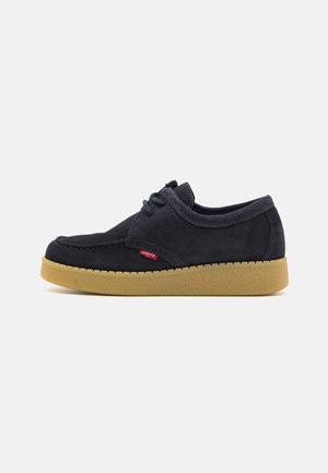 Casual lace-ups - navy blue