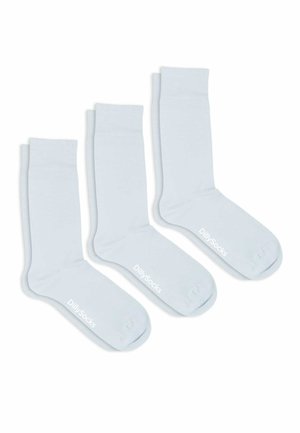 DillySocks 3ER SET ONE COLOR SMOOTH - Chaussettes - smooth baby blue