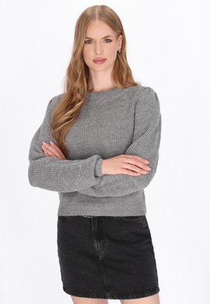 Pullover - grey melange