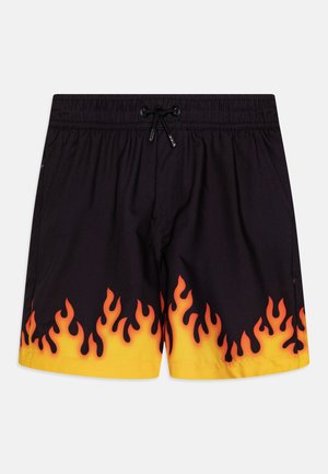 HUGO Kids SWIM SHORTS - Shorts da mare - black/yellow