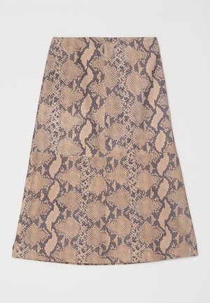 STUDIO ID MIDI SKIRT - Jupe trapèze - beige