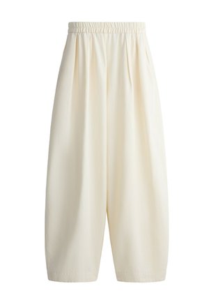 OYSHO, Pantalon classique - ecru