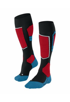 FALKE SK7 RACE SKIING FUNCTIONAL EXTRA-LIGHT-CUSHIONED - Chaussettes de sport - black (3000