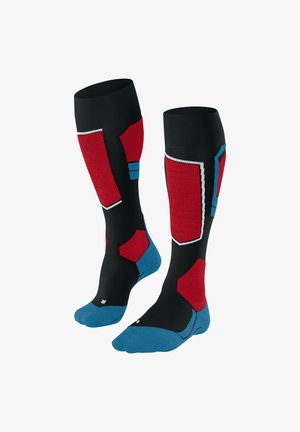 FALKE SK7 RACE SKIING FUNCTIONAL EXTRA-LIGHT-CUSHIONED - Chaussettes de sport - black (3000 FALKE SK7 RACE SKIING FUNCTIONAL EXTRA-LIGHT-CUSHIONED - Chaussettes de sport - black (3000