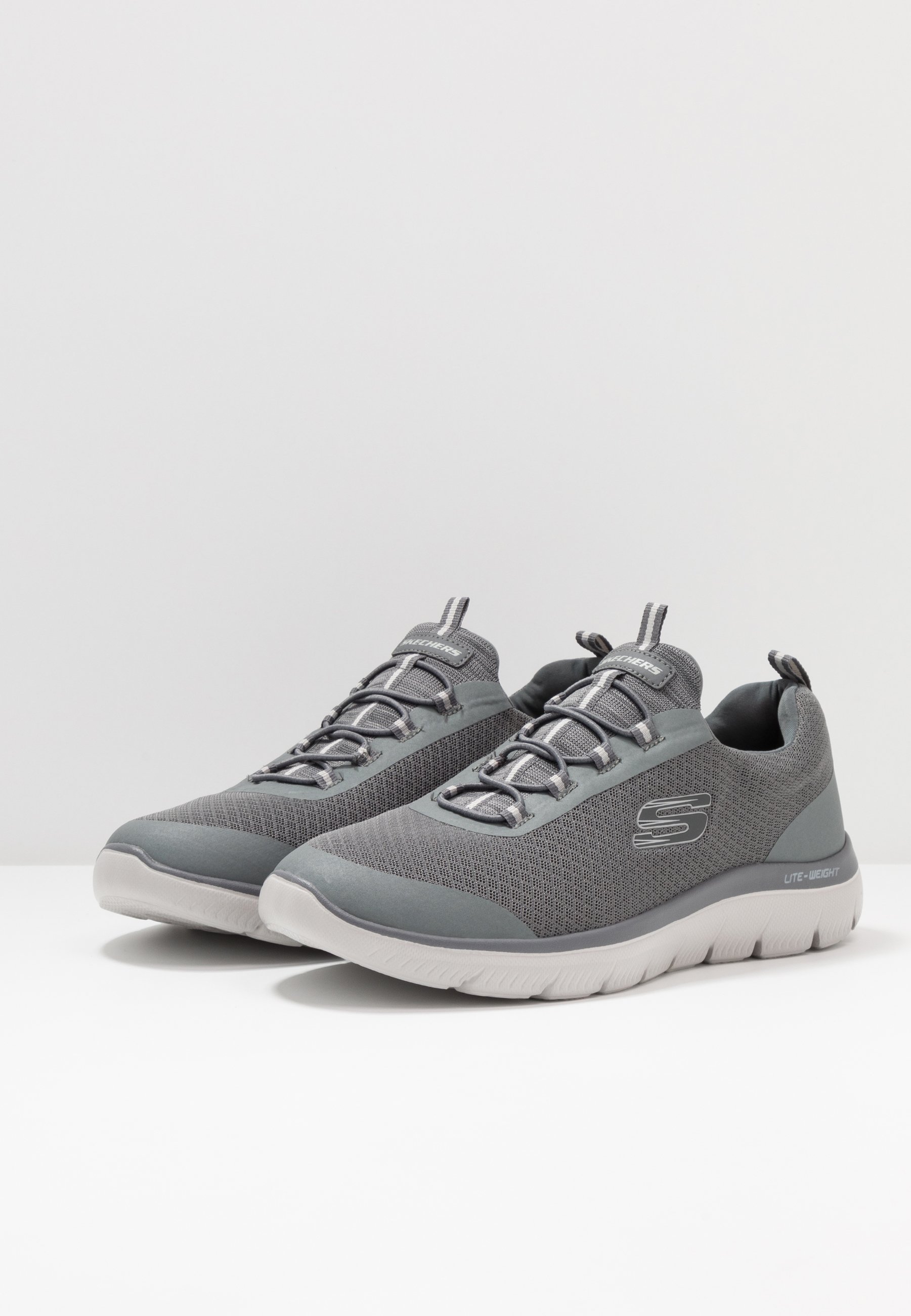 Skechers Sport SUMMITS - Slippers - charcoal Skechers Sport SUMMITS - Slippers - charcoal
