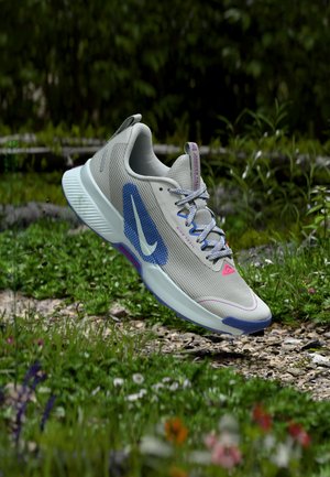 JUNIPER 3 - Pantofi alergare trail - grey fog/glacier blue/sapphire/hyper pink/vivid purple