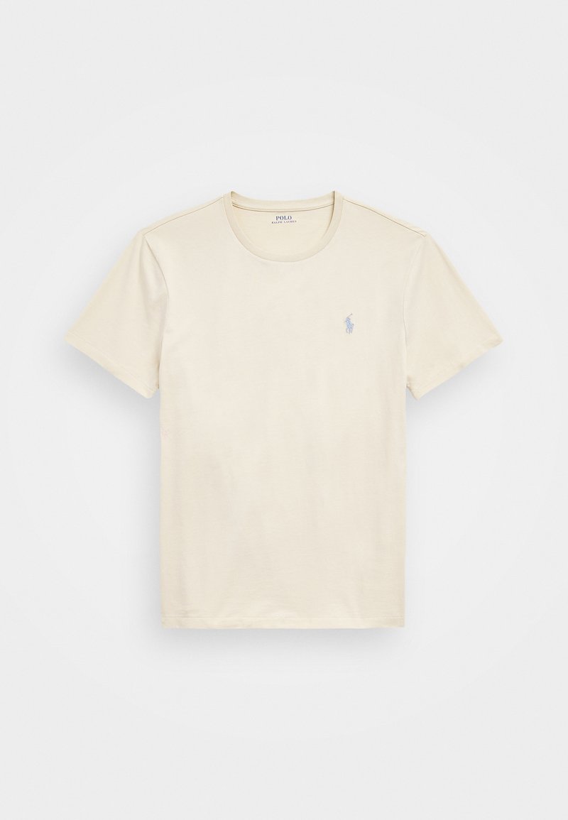 Polo Ralph Lauren CUSTOM SLIM FIT JERSEY CREWNECK T-SHIRT - Basic póló - guide cream