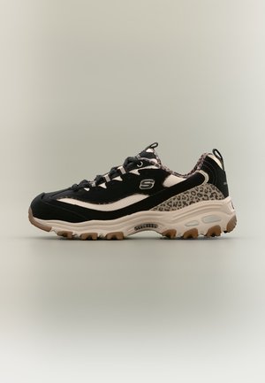Skechers, D'LITES - Маратонки - black/dura/leopard trim