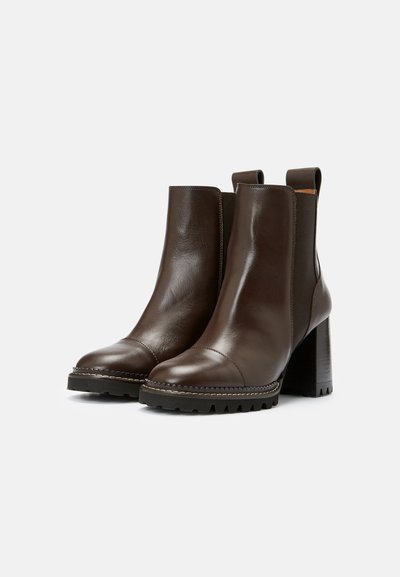 See by Chloé MALLORY - Botins de salto alto - dark brown