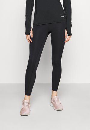 STHLM HIGH WAIST STRIPE - Leggings - black beauty