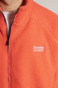 Kaotiko JACKET LIFE IS TRICKY UNISEX - Flísová bunda - red