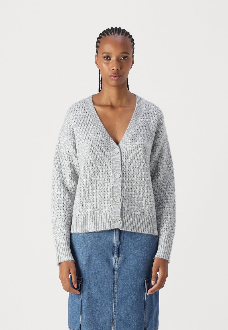 JJXX JXADEN STRUCTURE - Cardigan - light grey