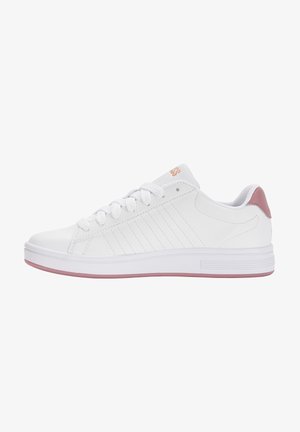 K-SWISS COURT SHIELD - Sneakers laag - white foxglove almost apricot