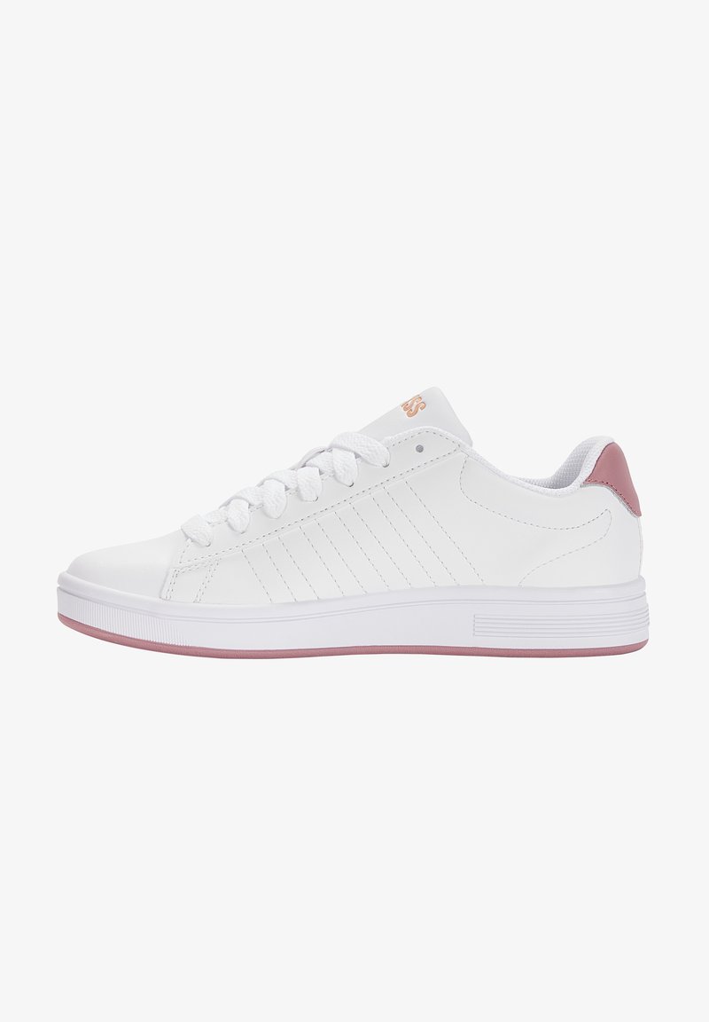 K-SWISS COURT SHIELD - Sneakers basse - white-ashes of roses cornstalk K-SWISS COURT SHIELD - Sneakers basse - white-ashes of roses cornstalk