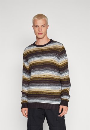 Jack & Jones, JJGRADIENT CREW NECK - Maglione - black