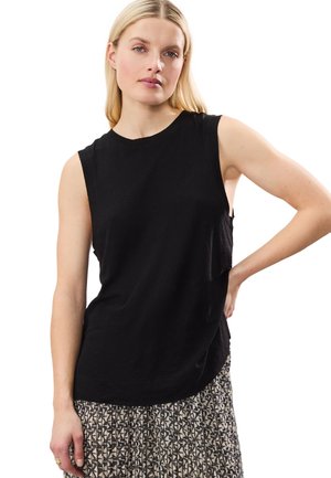 Next REGULAR FIT - SOFT TOUCH SLEEVELESS CREW NECK TANK - Top - black