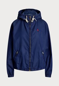 COTTON NYLON UNLINED WINDBREAKER - Vindjacka - newport navy