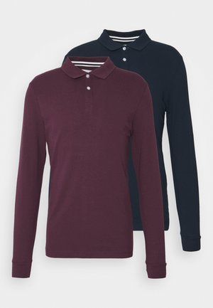2 PACK - Polotričko - bordeaux/dark blue