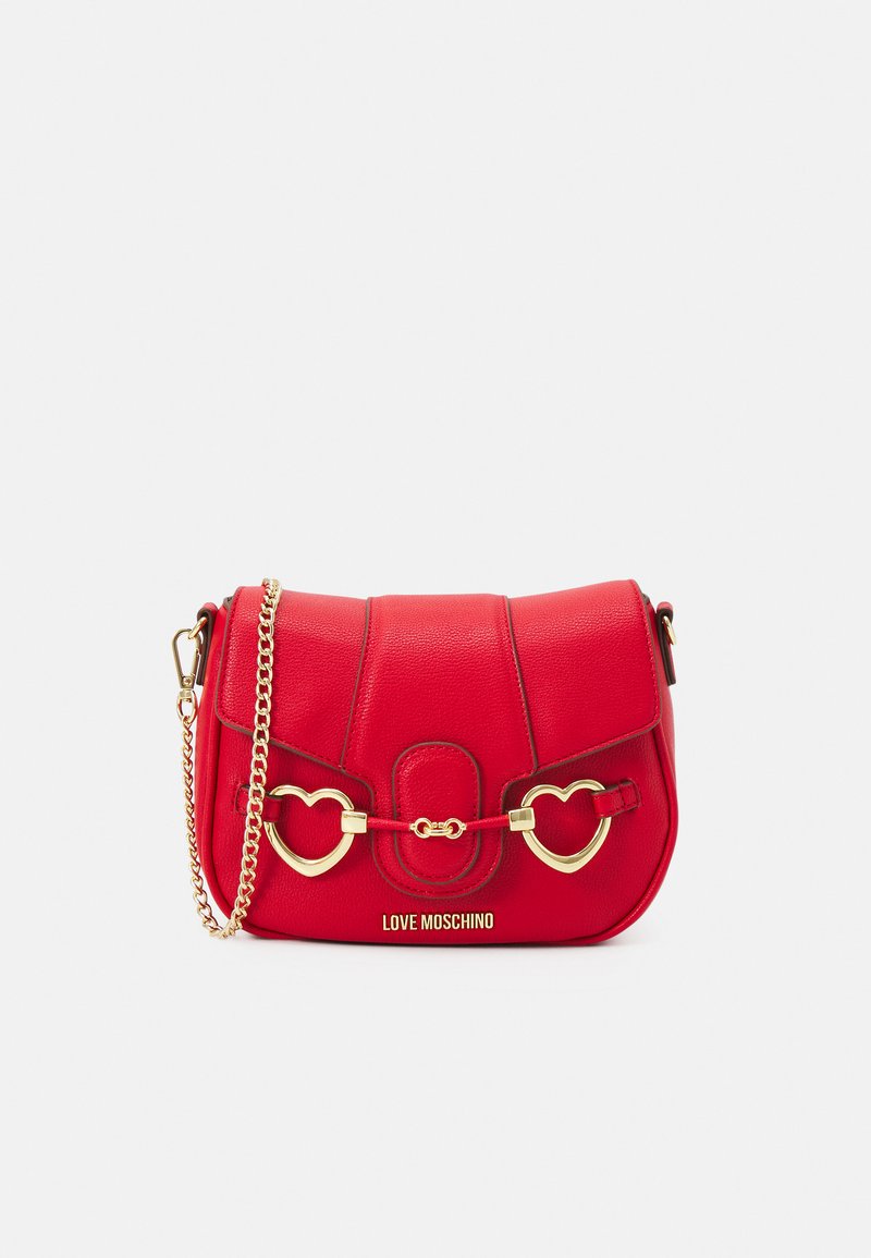 Love Moschino BIG HEART BIT CROSSBODY Across body bag rosso/red Zalando.ie