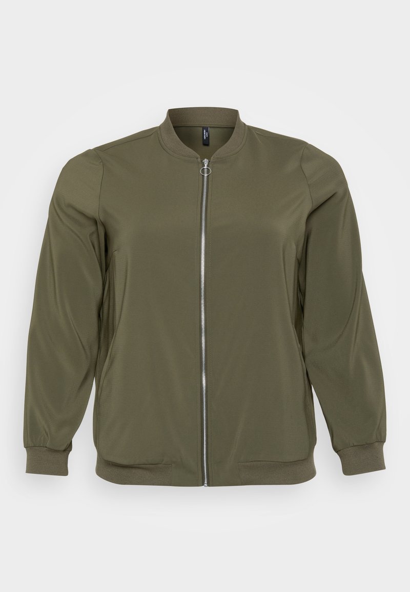 Vero Moda Curve Bomberjacks donkergroen