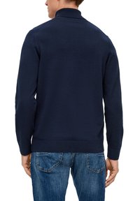 s.Oliver À COL ROULÉ - Strickpullover - navy