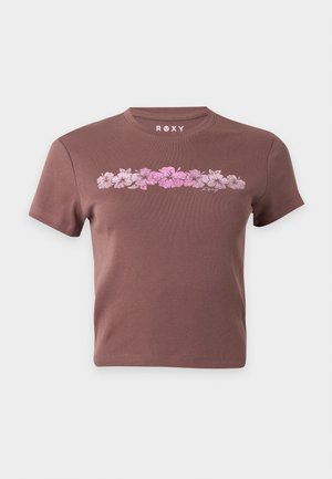Roxy, BEACH LOVE - T-Shirt print - peppercorn