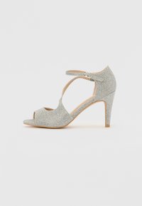 Anna Field by Zalando - Korolliset sandaalit - silver-coloured Pienoiskuva 1
