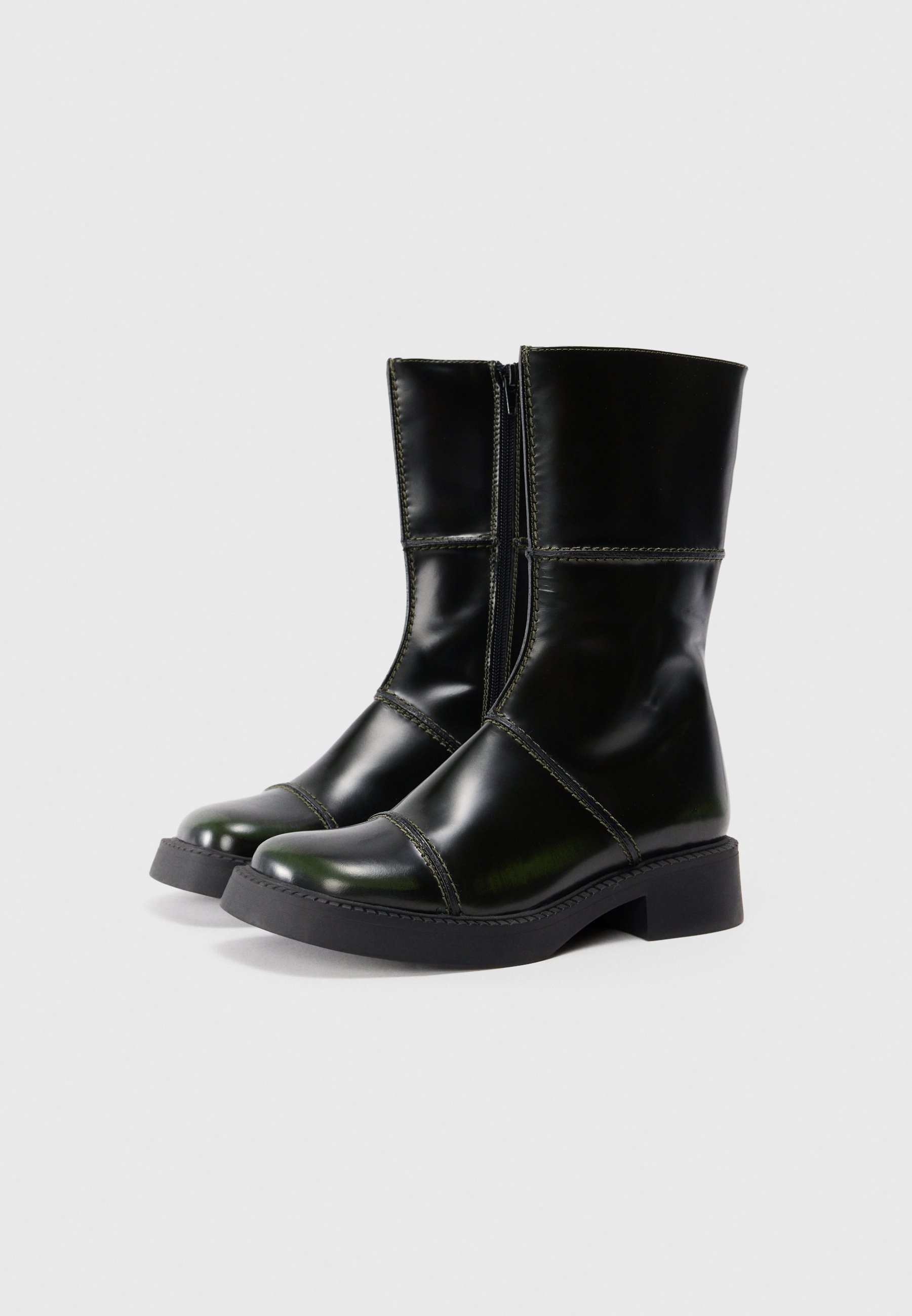 MIISTA DAHLIA - Boots - kahki/black/black - Zalando