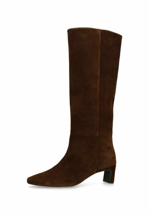 sacha, DUNKELBRAUNE VELOURSLEDER-STIEFEL - Laarzen - brown