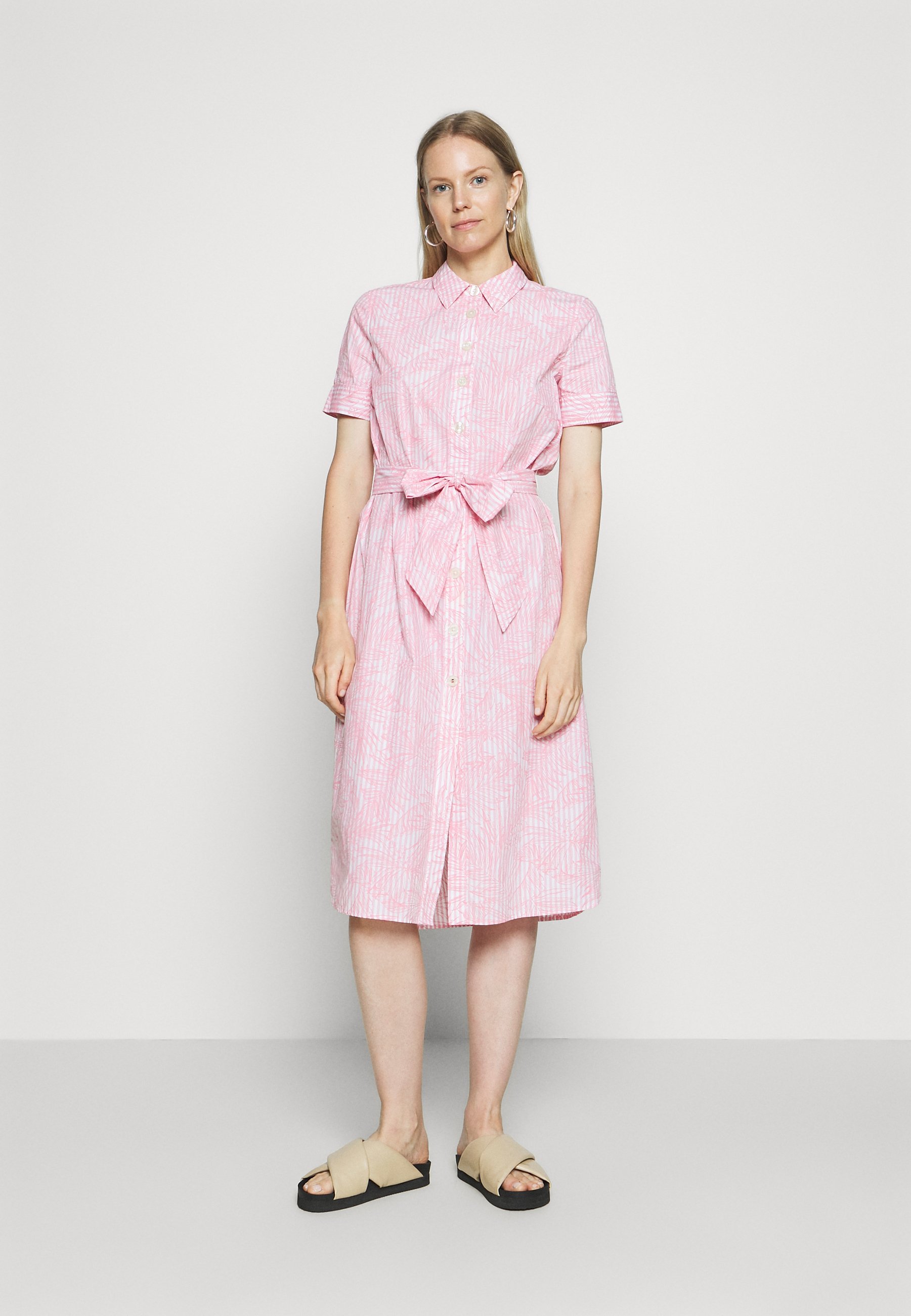 Tommy Hilfiger Reisa Dress Blusenkleid Pink Rosa Zalando De 