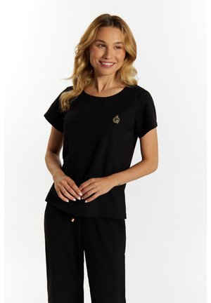 Miracle. mama and woman. GOLDEN QUEEN KLAUDIA - T-shirt basic - black