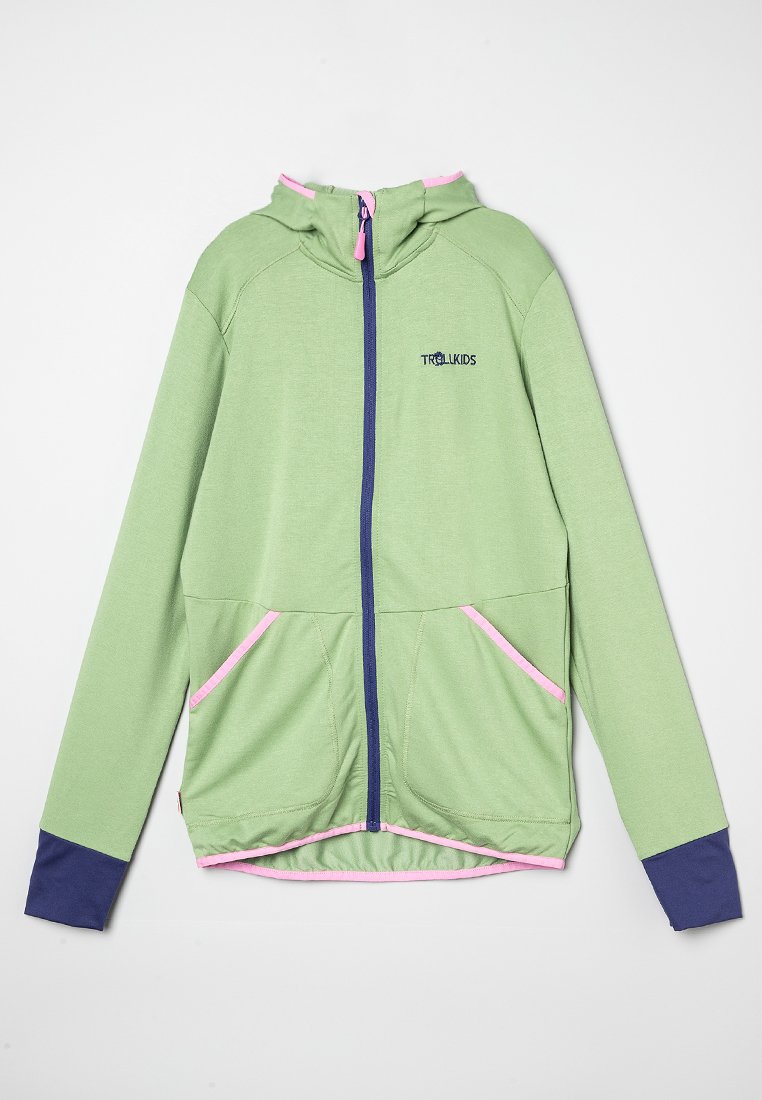 Trollkids Sweater met rits groen Trollkids Sweater met rits groen