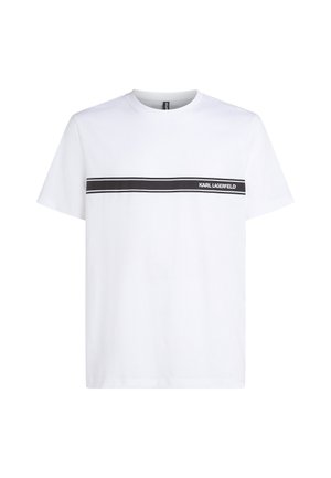 KARL LAGERFELD, LOGO SHEER - Bade-T-shirt - white