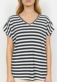 Soyaconcept - KAIZA  - T-shirt print - navy combi Miniatuurafbeelding 1