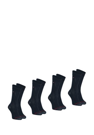 LOT DE 4 MI-FIL D'ÉCOSSE FAIT EN FRANCE - Chaussettes - bleu marine