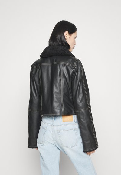 Filippa K JACKET - Leather jacket - black