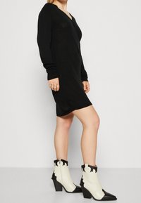 JDY Abito in maglia - black