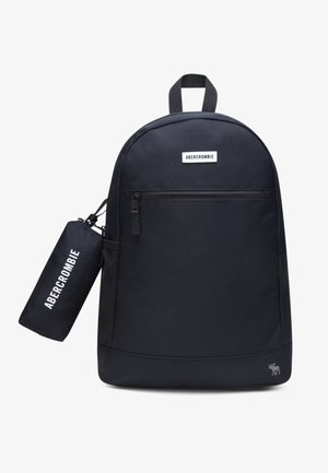Abercrombie & Fitch PENCIL BAG BACKPACK SET UNISEX - School set - anthracite