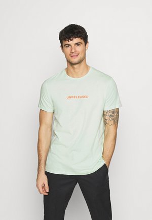 T-shirt med print - green