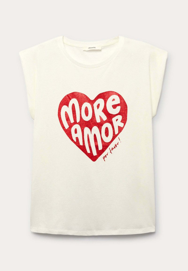 Promod T Shirt Femme Ã Message Promod À MESSAGE T-shirt Imprimé